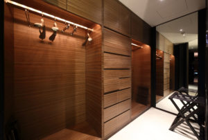 27974979 - beautiful and modern interior of bright cloakroom